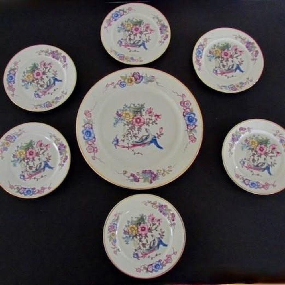 Vintage Grannycore Rosenthal China set in the Phoenix pattern